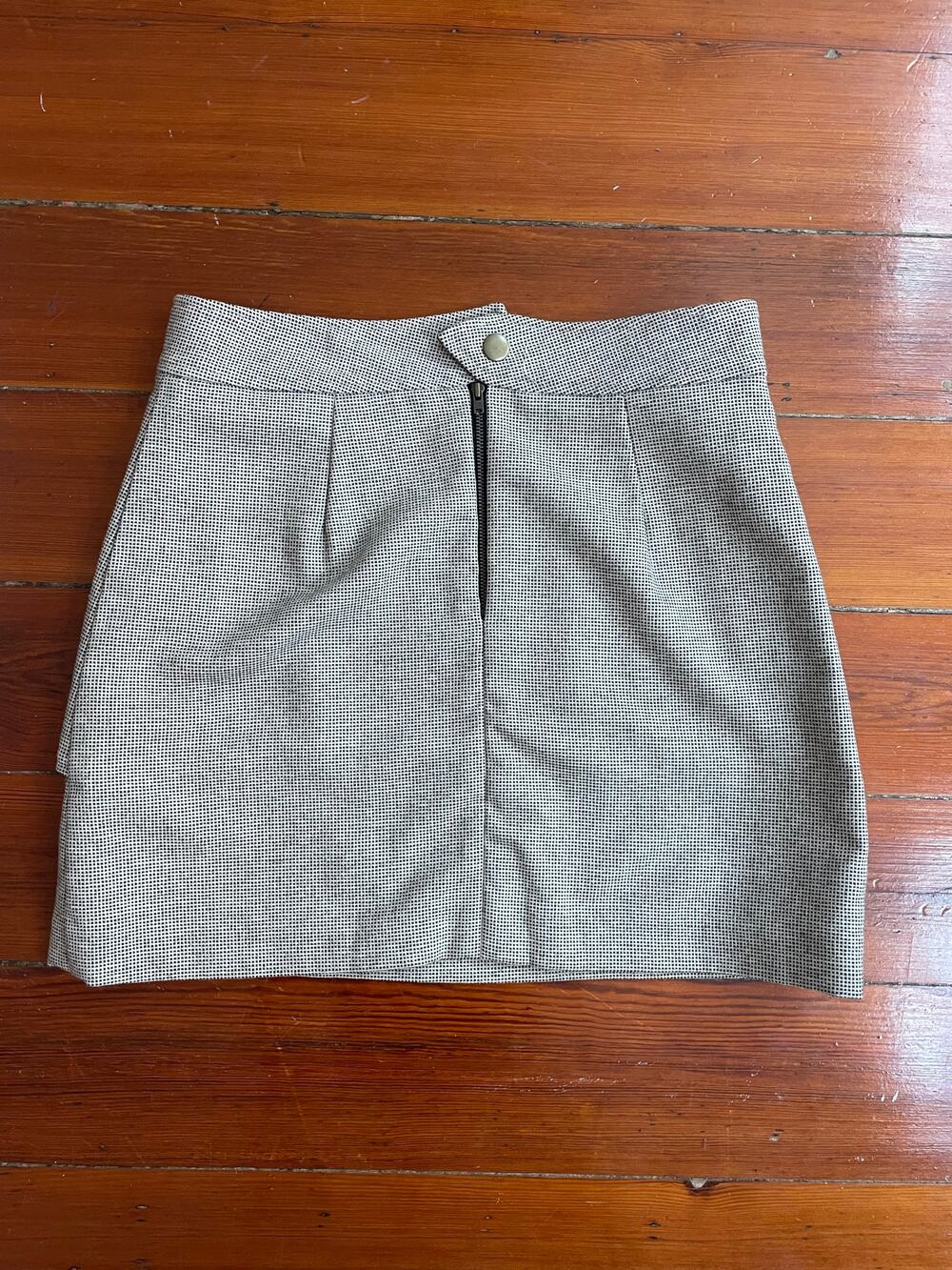 Billy Reid Italy Wool Cashmere Mini Skirt Size 10 Designer Made In Italy